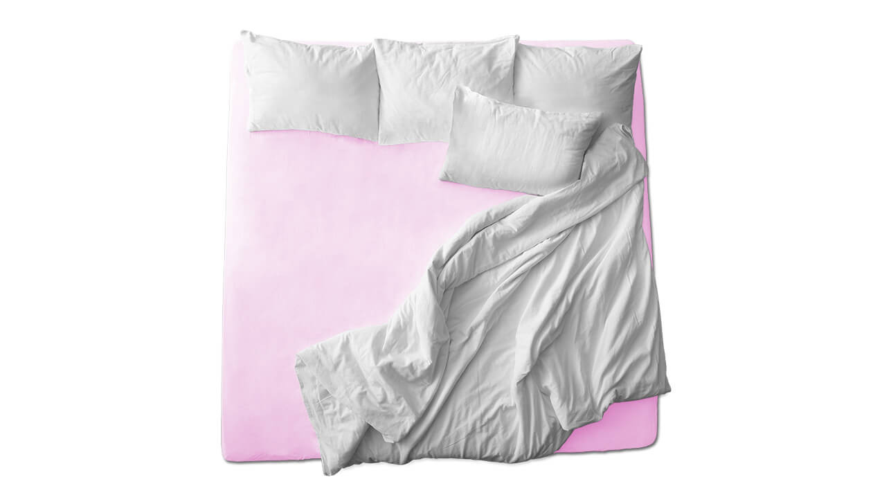 Schaflux Jersey Spannbettlaken allFit für Matratze in Rosa