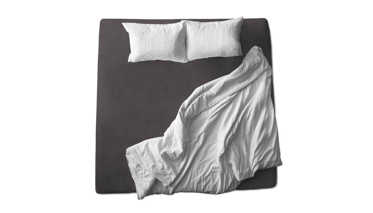 Schaflux Jersey Spannbettlaken allFit für Topper in Schiefer