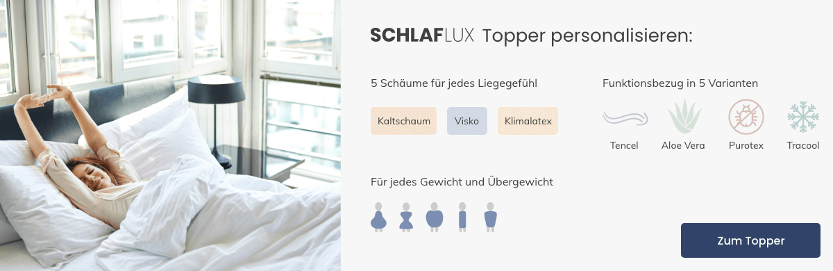 Schlaflux Topper 140x200