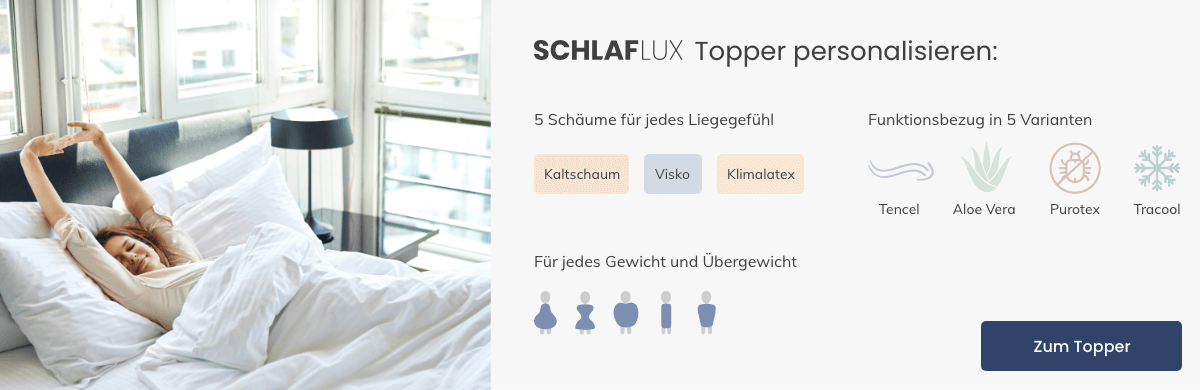 Schlaflux Topper 120x200